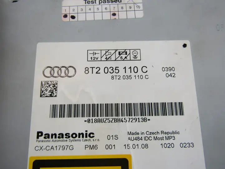 Audi A5 8T 8F (2007 - 2011) CD/DVD чейнджер — фото 4