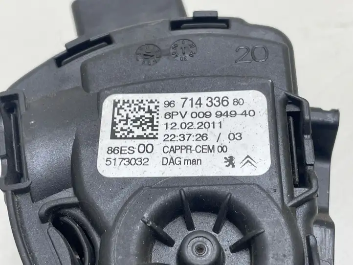 Citroen C3 (2009 - 2013) 9671433680 Педаль акселератора — фото 4