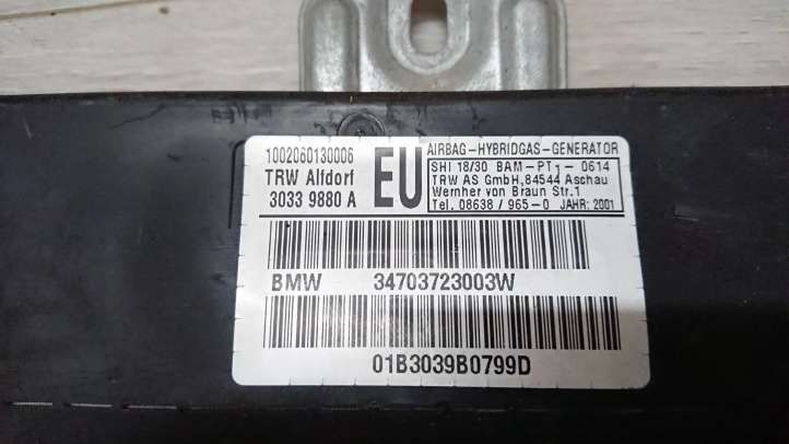 BMW 3 E46 (1998 - 2005)  34703723003W Подушка безопастности передней двери
