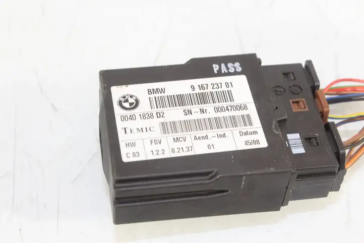 BMW 5 E60 E61 (2004 - 2010) 000470068 Блок управления сиденьем — фото 3