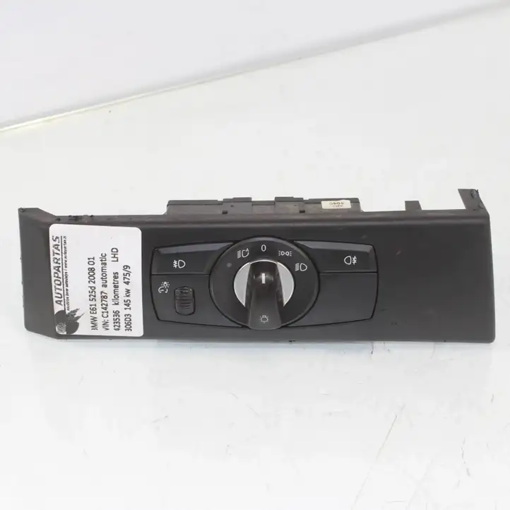 BMW 5 E60 E61 (2004 - 2010) 6988565 Включатель фонарей — фото 1