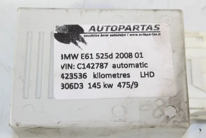 BMW 5 E60 E61 (2004 - 2010) 6784314 Блок управления пневмоподвеской — фото 2