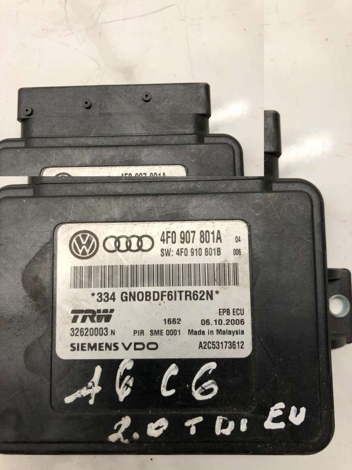 Audi A6 (2004 - 2008)  4F0907801A Блок управления тормозной системы