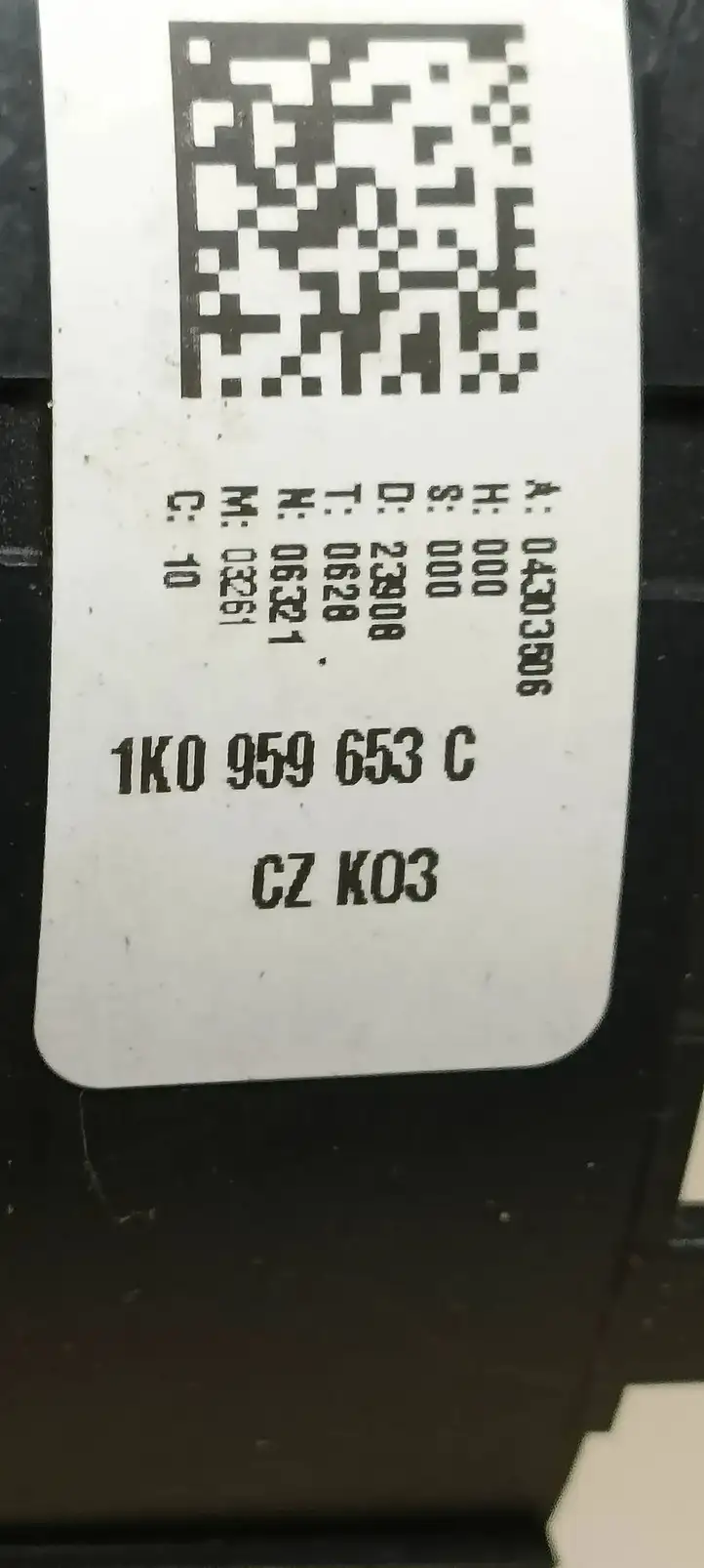Volkswagen Golf VI (2009 - 2013) 1K0959653C Контактное кольцо SRS — фото 4