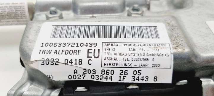 Mercedes-Benz C W203 (2000 - 2007)  A2038602605 Подушка безопастности передней двери