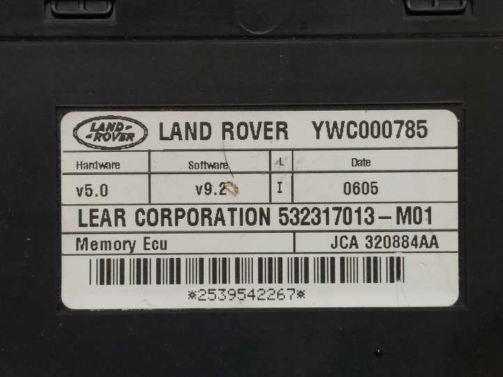 Land Rover Range Rover Sport (2005 - 2009)  YWC000785 Модуль управления сидением