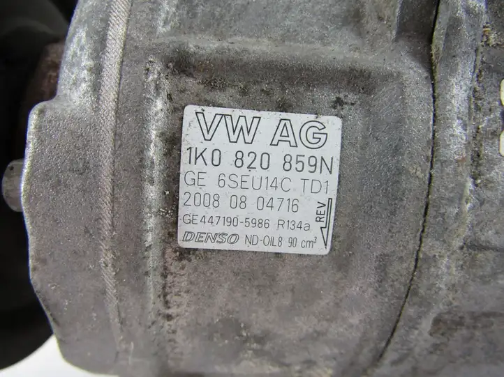Volkswagen Golf Plus (2004 - 2008) Компрессор (насос) кондиционера воздуха — фото 8