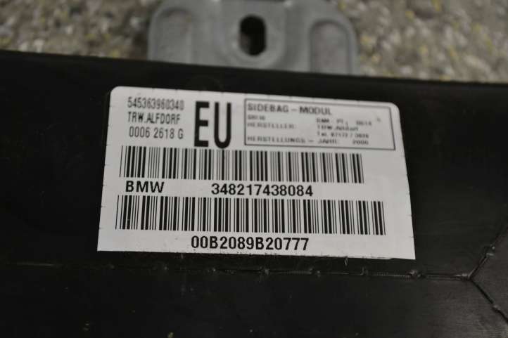 BMW 3 E46 (1998 - 2005)  348217438084 Подушка безопастности передней двери