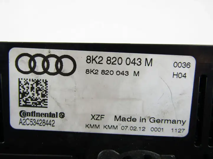 Audi A4 S4 B8 8K (2007 - 2011) Блок управления климат-контролем — фото 1