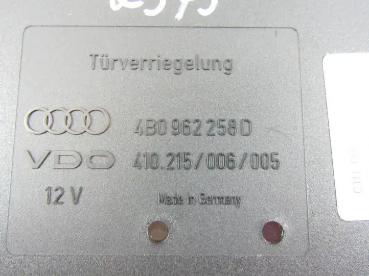 Audi A6 S6 C5 4B (2001 - 2004) Прочие блоки управления — фото 2