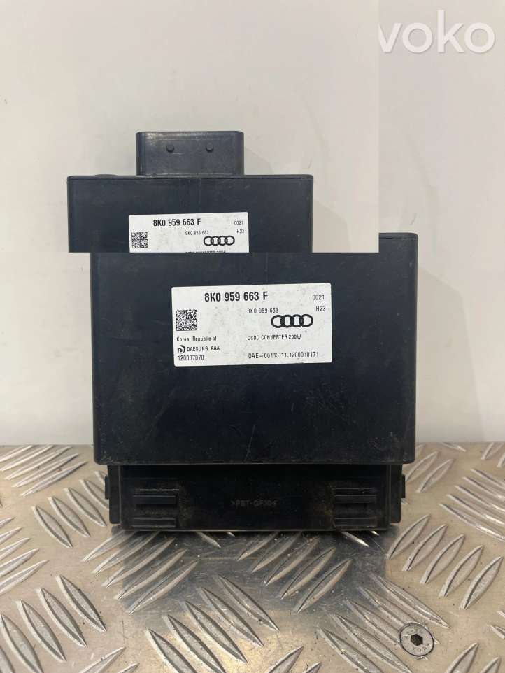 Audi A4 (2007 - 2011)  8K0959663F Блок управления питанием