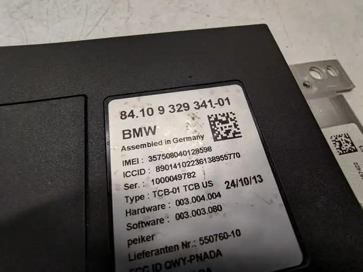 BMW 3 F30 F35 F31 (2012 - 2018) 84109329341 Блок GSM — фото 4