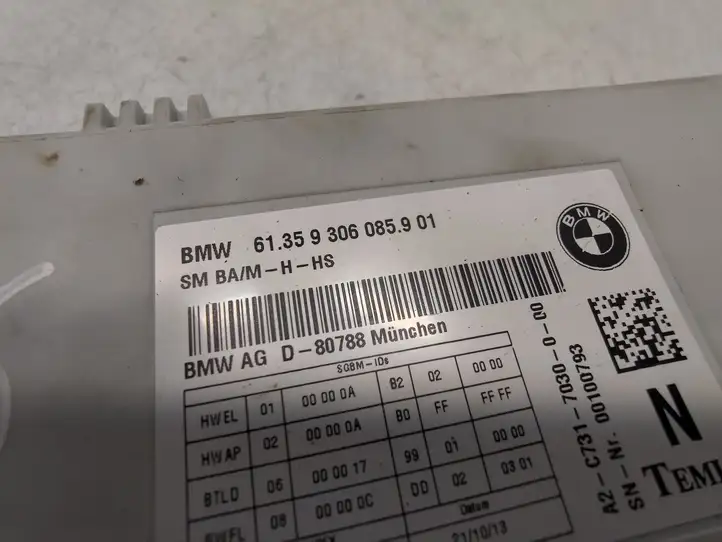 BMW 3 F30 F35 F31 (2012 - 2018) 61359306085 Блок управления сиденьем — фото 4