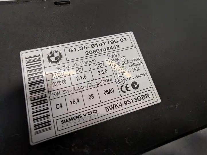 BMW 3 E92 E93 (2005 - 2014) 61359147196 Блок иммобилайзера — фото 4