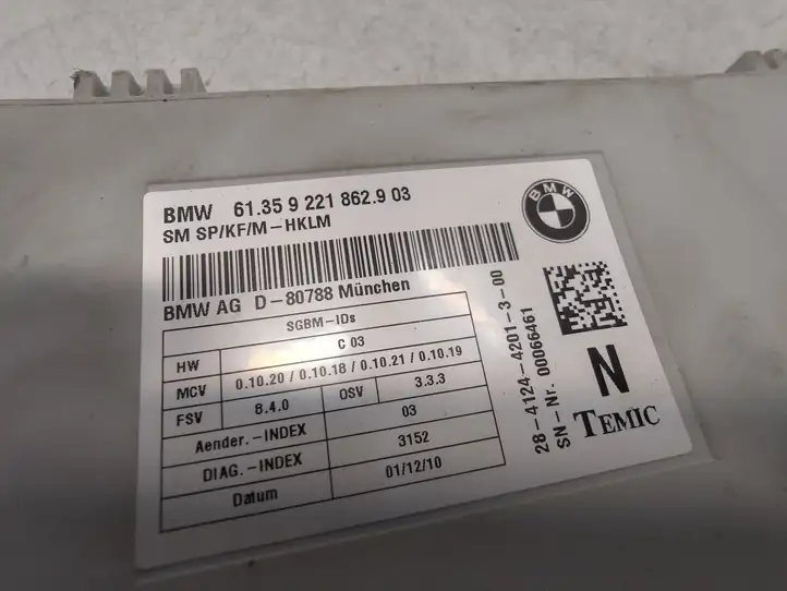 BMW X5 E70 (2006 - 2013) 61359221862 Блок управления сиденьем — фото 4
