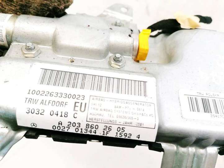 Mercedes-Benz C W203 (2000 - 2007)  A2038602605 Подушка безопастности передней двери