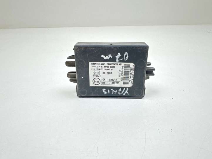 Toyota Yaris (2005 - 2009)  897800D010 Блок управления иммобилайзера