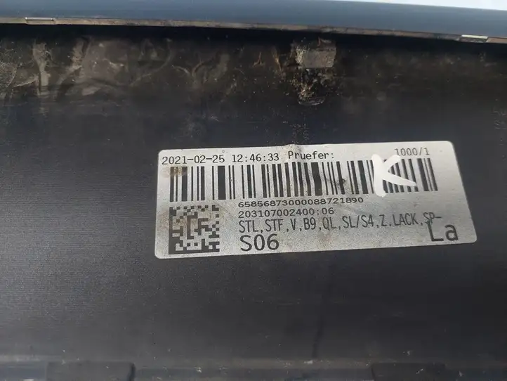 Audi A4 S4 B9 (2015 - 2019) 8W0807717 Нижняя часть переднего бампера — фото 8