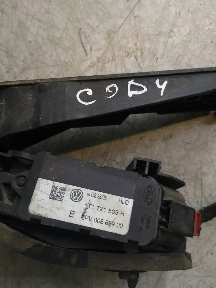 Volkswagen Caddy (2004 - 2010) 1T1721503H Педаль акселератора — фото 4