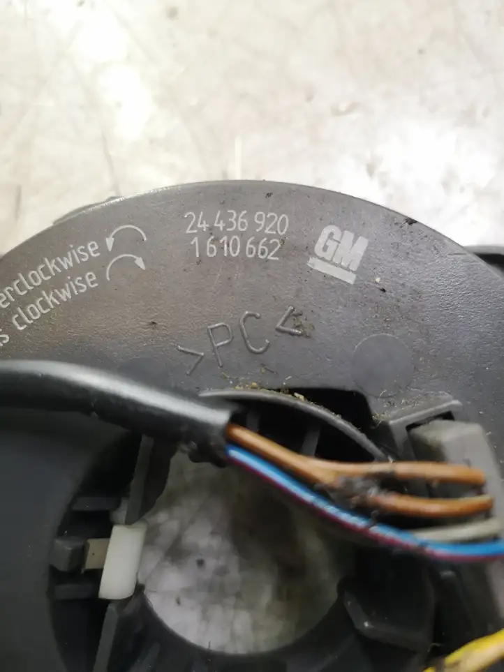 Opel Zafira A (1999 - 2003) 24436920 Контактное кольцо SRS — фото 3