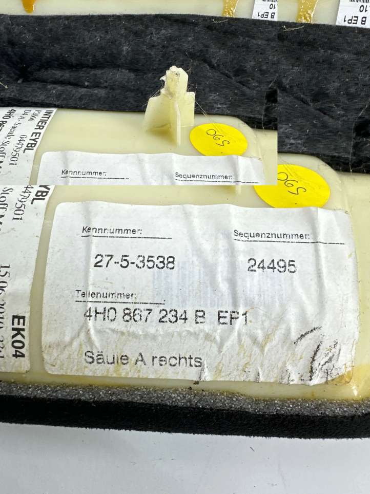 Audi A8 (2010 - 2014)  4H0867242B Комплект потолка