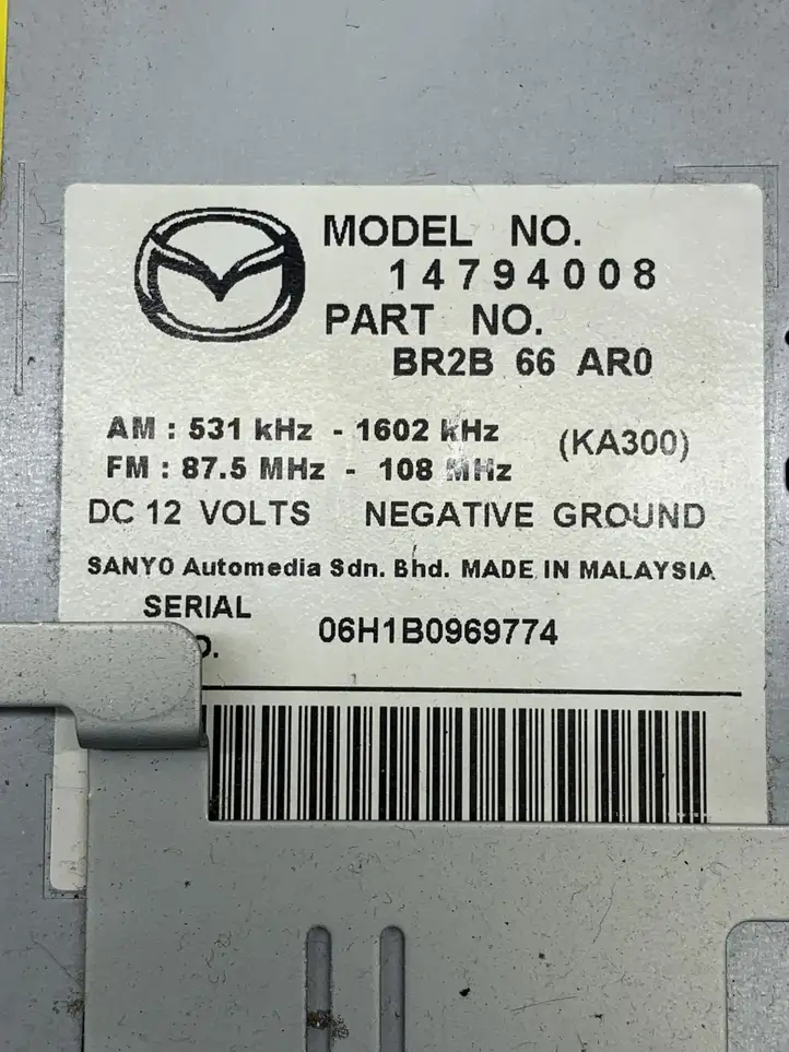 Mazda 3 I (2003 - 2006) 14794008 Магнитола / мультимедийная система — фото 3