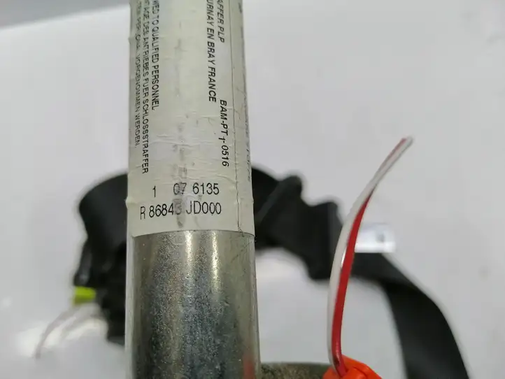 Nissan Qashqai (2010 - 2013) 86843JD000 Передний ремень безопасности — фото 3