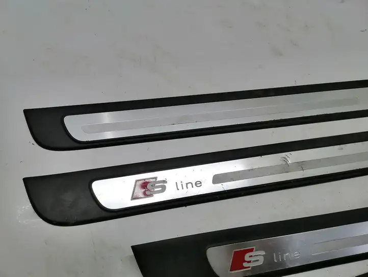 Audi A4 S4 B8 8K (2007 - 2011) 8K0853375 Внутренняя обшивка порога (комплект) — фото 3