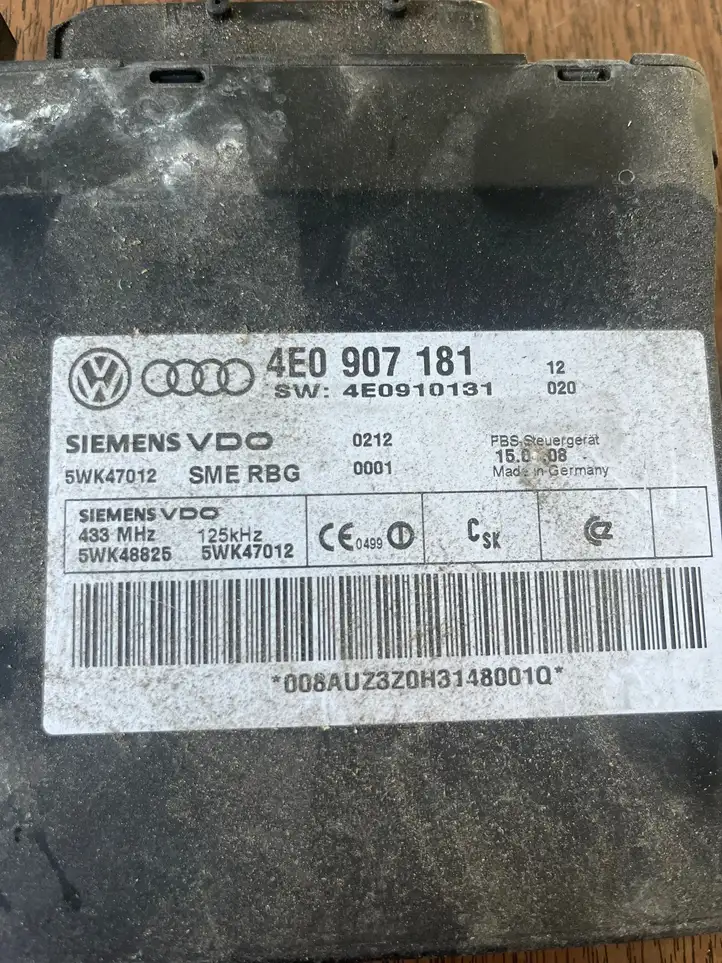 Audi A8 S8 D3 4E (2005 - 2007) 4E0910131 Модуль комфорта — фото 3