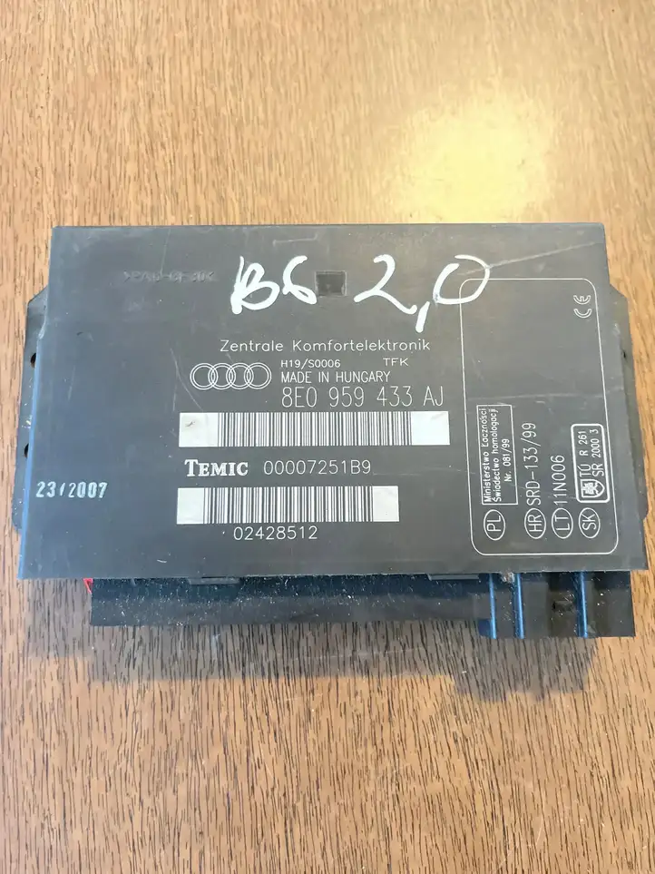 Audi A4 S4 B6 8E 8H (2000 - 2006) 8E0959433AJ Модуль комфорта — фото 1