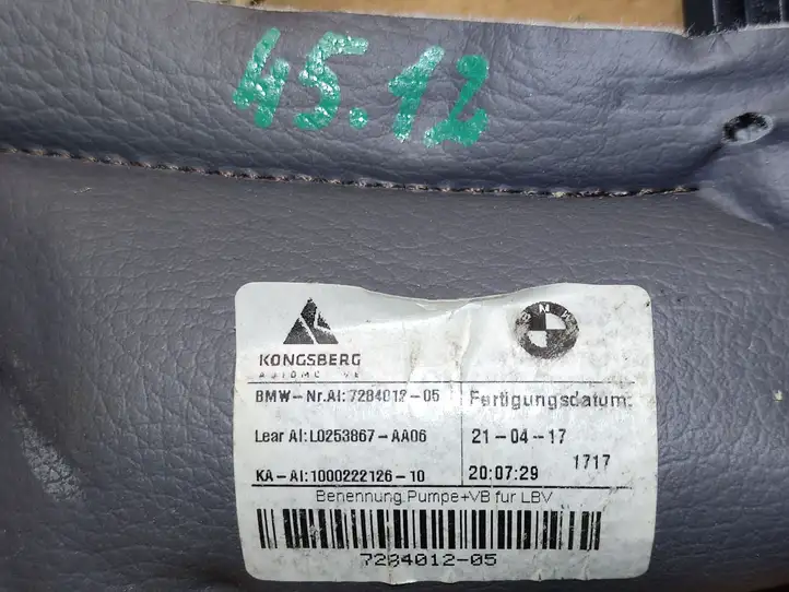 BMW 3 F30 F35 F31 (2012 - 2018) 7284012 Блок управления сиденьем — фото 12