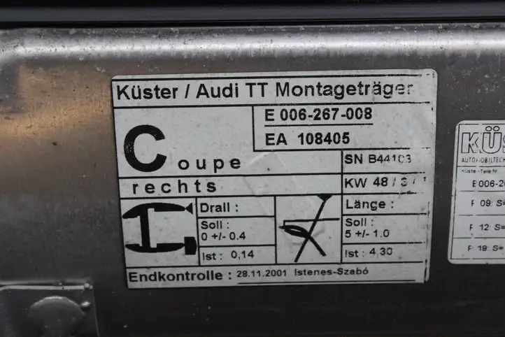 Audi TT Mk1 (1998 - 2003) 8N8837730A Электростеклоподъемник передний (комплект) — фото 6