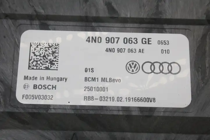 Audi A7 S7 4K8 (2018 - ) 4N0907063GE Модуль управления кузовом (BCM) — фото 5