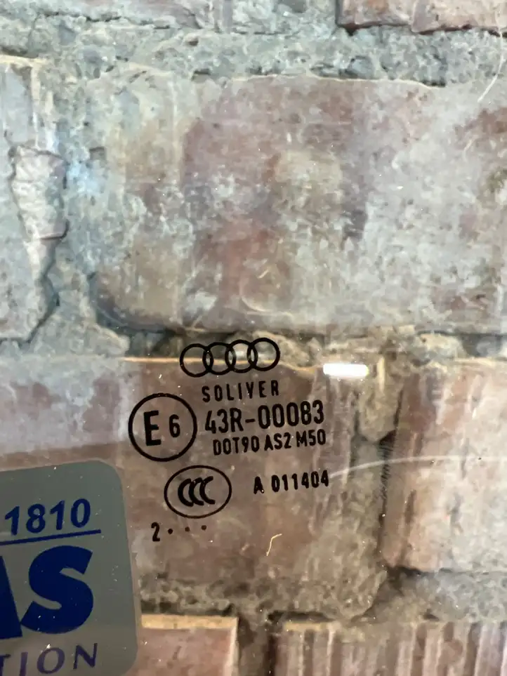 Audi A7 S7 4G (2010 - 2014) 43R00083 Заднее боковое стекло — фото 2