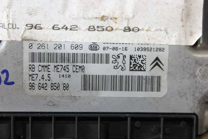 Citroen C4 (2004 - 2008) 9664285080 Блок управления двигателем (ЭБУ) — фото 3