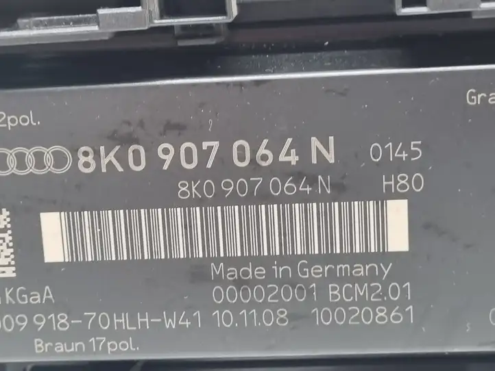 Audi A4 S4 B8 8K (2007 - 2011) 8K0907064N Модуль комфорта — фото 3