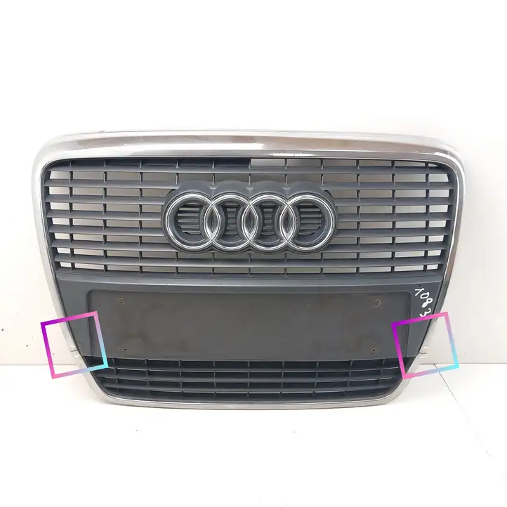 Audi A6 S6 C6 4F (2004 - 2008) 4F0853651 Верхняя решетка радиатора — фото 5