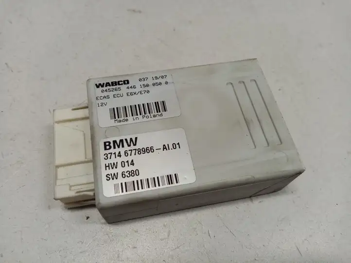 BMW X5 E70 (2006 - 2013) 37146778966 Блок управления пневмоподвеской — фото 1