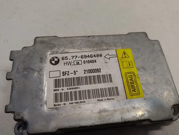 BMW 5 E60 E61 (2004 - 2010) 65776946400 Датчик удара SRS — фото 4