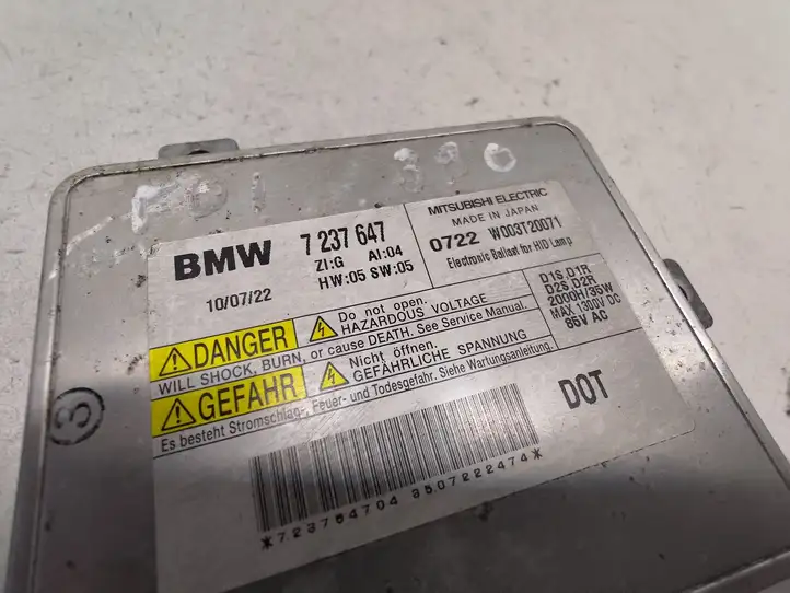 BMW 7 F01 (2008 - 2016) 7237647 Блок розжига ксенона — фото 3