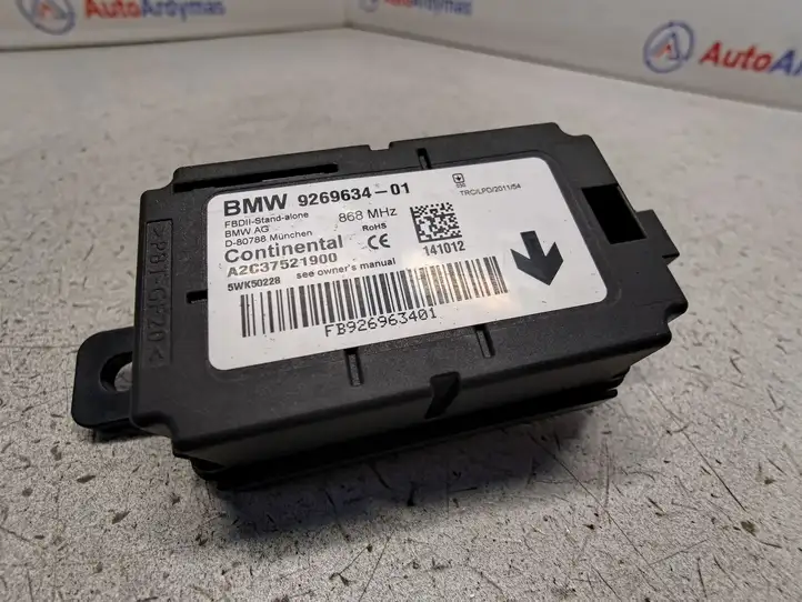 BMW 3 F30 F35 F31 (2012 - 2018) 9269634 Блок управления TPMS — фото 4