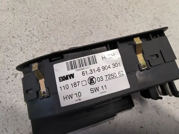 BMW 5 E39 (1996 - 2003) 6904301 Кнопка стеклоподъемников — фото 3