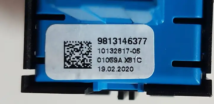 Citroen C5 Aircross (2017 - ) 9813146377 Кнопка ручного тормоза — фото 4
