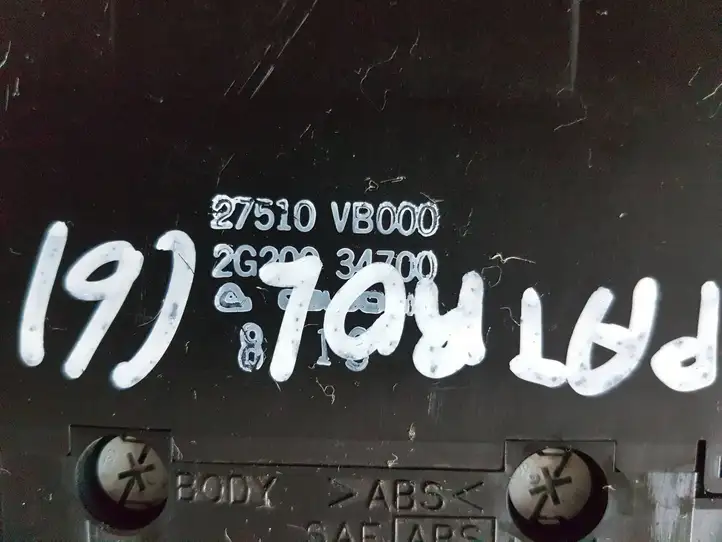 (1997 - 2010) 27510VB000 Блок управления климат-контролем — фото 2