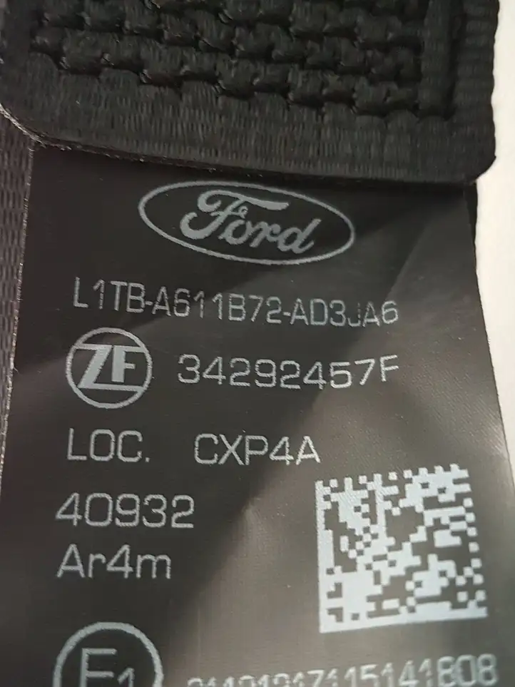 Ford Puma (2019 - ) L1TBA611B72AD3JA6 Центральный ремень безопасности — фото 9