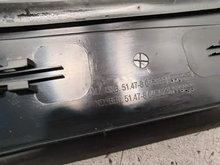 BMW 7 F01 (2008 - 2016) 51478046290 Внутренняя обшивка порога (комплект) — фото 3