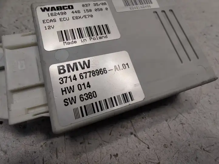 BMW X5 E70 (2006 - 2013) 37146778966 Блок управления пневмоподвеской — фото 2