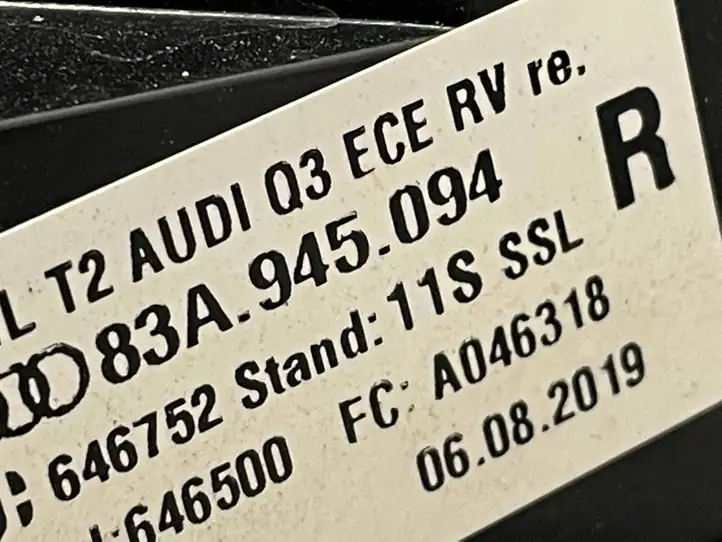 Audi Q3 F3 (2018 - ) 83A945091 Комплект задних фонарей — фото 12
