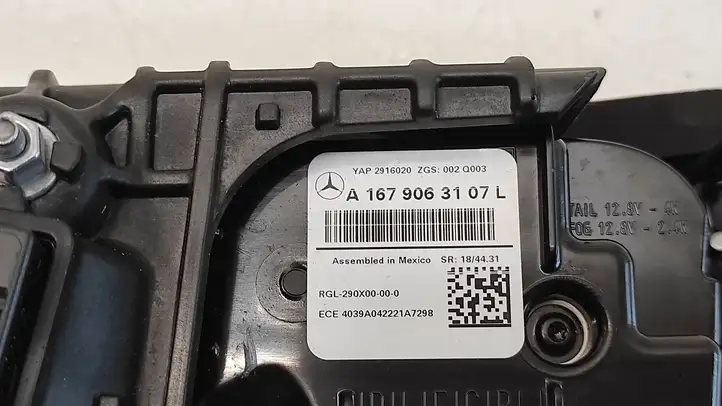 Mercedes-Benz GLE W167 (2019 - ) A1679063107 Задний фонарь в кузове — фото 5