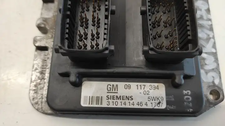 Opel Zafira B (2003 - 2006) 09117394 Блок управления двигателем (ЭБУ) — фото 3